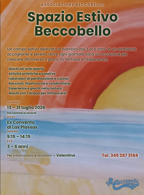 Campo Estivo con l'associazione Beccobello